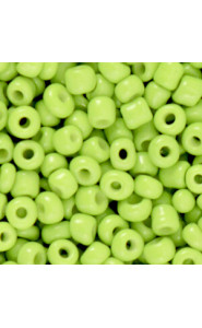Seed beads 6/0 (4mm) Lime green